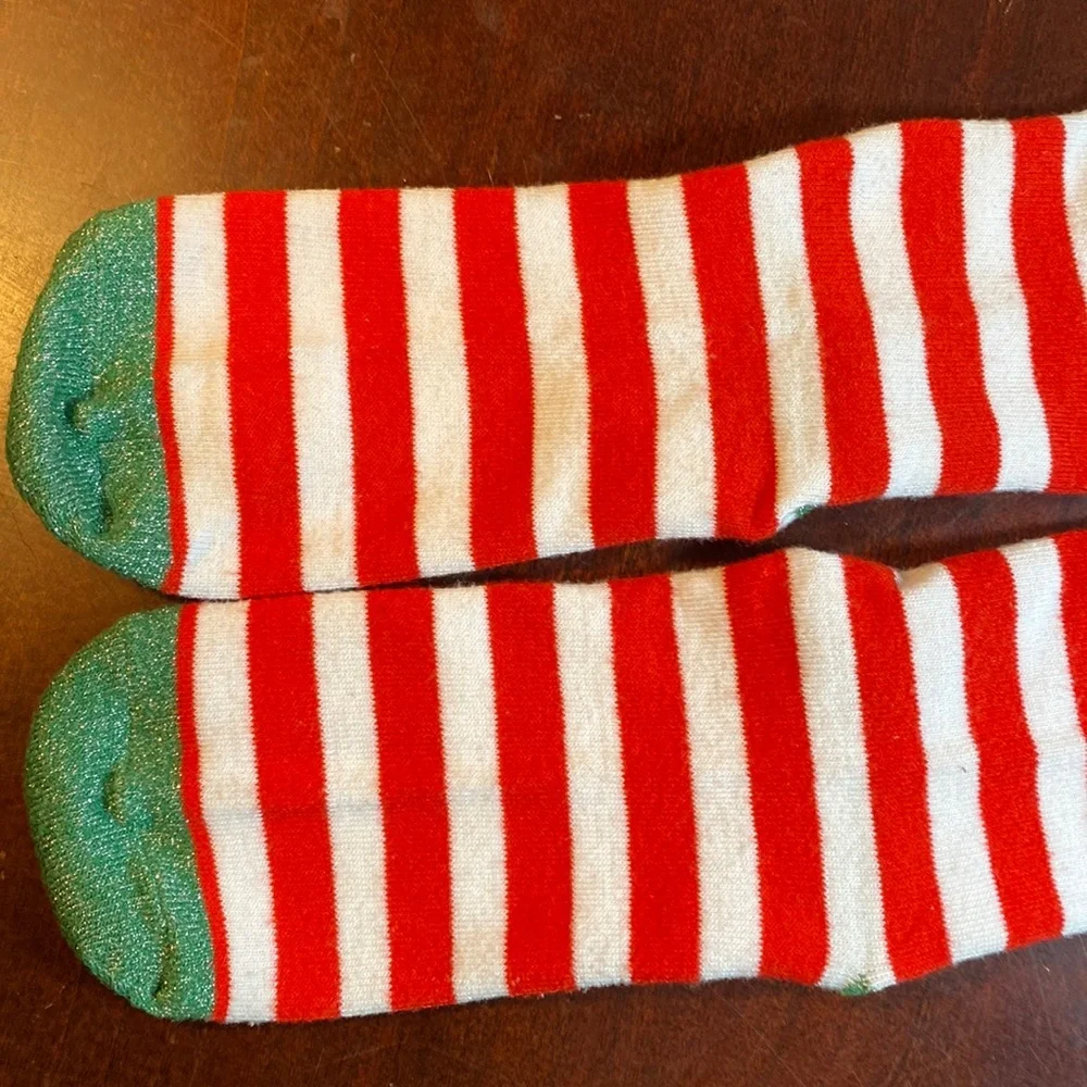 3 - Pack Christmas Novelty Crew Socks – Snowman, Polar Bear & Striped Tree NWOT